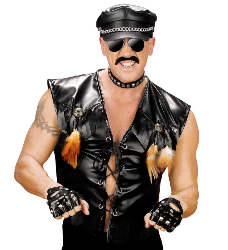 Αποκριάτικο Γιλέκο Punk-Cowboy Leather Look 4348 - 318861 (Preview 3)