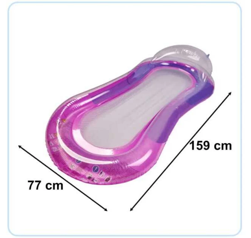 Bestway Aqua Lounge Φουσκωτό Στρώμα Θαλάσσης Μώβ 160x84cm 51103b (Preview 2)