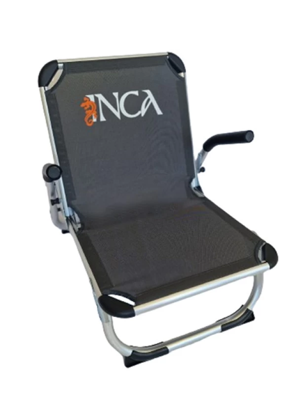 Καρέκλα Παραλίας Αλουμινίου INCA Textilene 2x1 ΨΗΛΗ Γκρι KING SIZE 58x63x70cm - 130kg  (Preview 12)