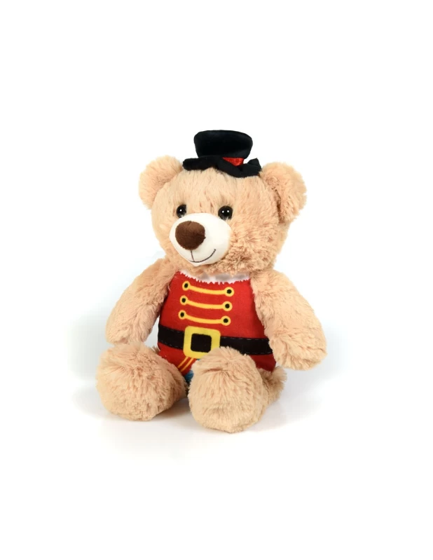 Χριστουγεννιάτικο Λούτρινο Αρκουδάκι 22cm 237832c (Preview 1)