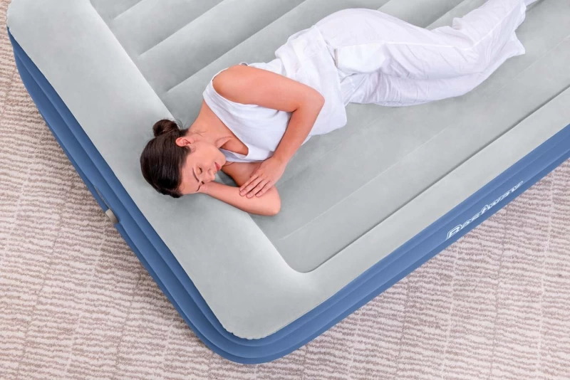 BESTWAY TriTech Queen 203x152x56cm Twin Built-in AC pump, Φουσκωτό Στρώμα Ύπνου Διπλό  (Preview 7)