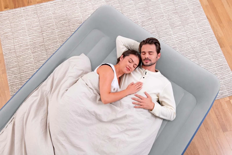 BESTWAY TriTech Queen 203x152x56cm Twin Built-in AC pump, Φουσκωτό Στρώμα Ύπνου Διπλό  (Preview 9)