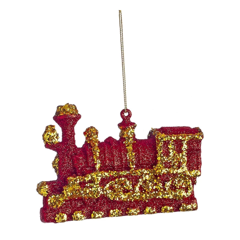 JΚ Home Décor - Στολίδι Τρένο Κόκκινο 12cm (Preview 1)