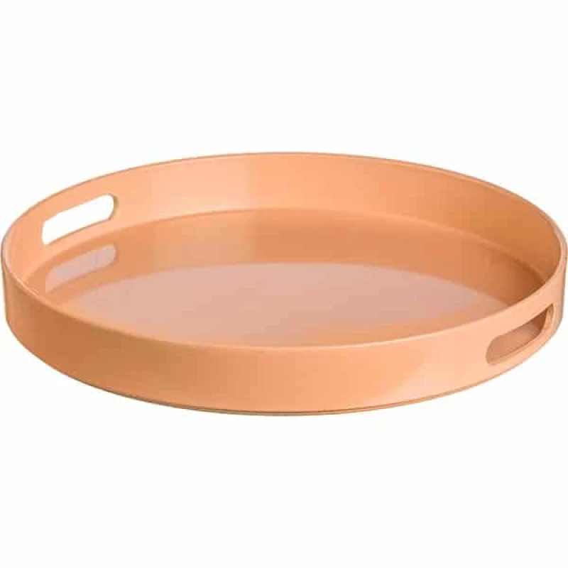JΚ Home Décor - Δίσκος Πλαστικός Σομόν 34cm (Preview 1)