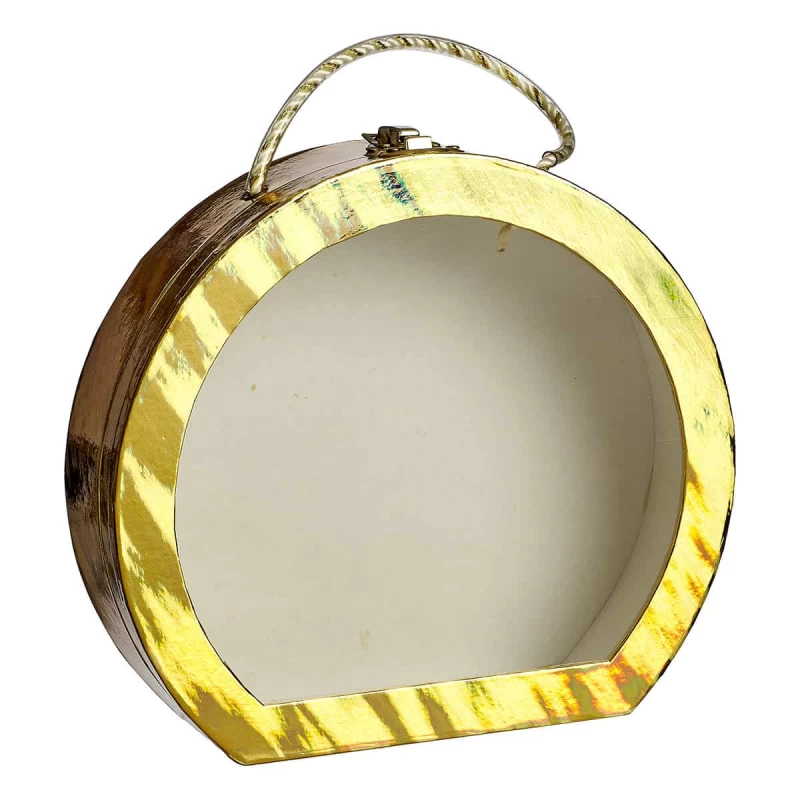 JΚ Home Décor - Τσαντάκι Χάρτινο Χρυσό 22x6x20cm (Preview 1)