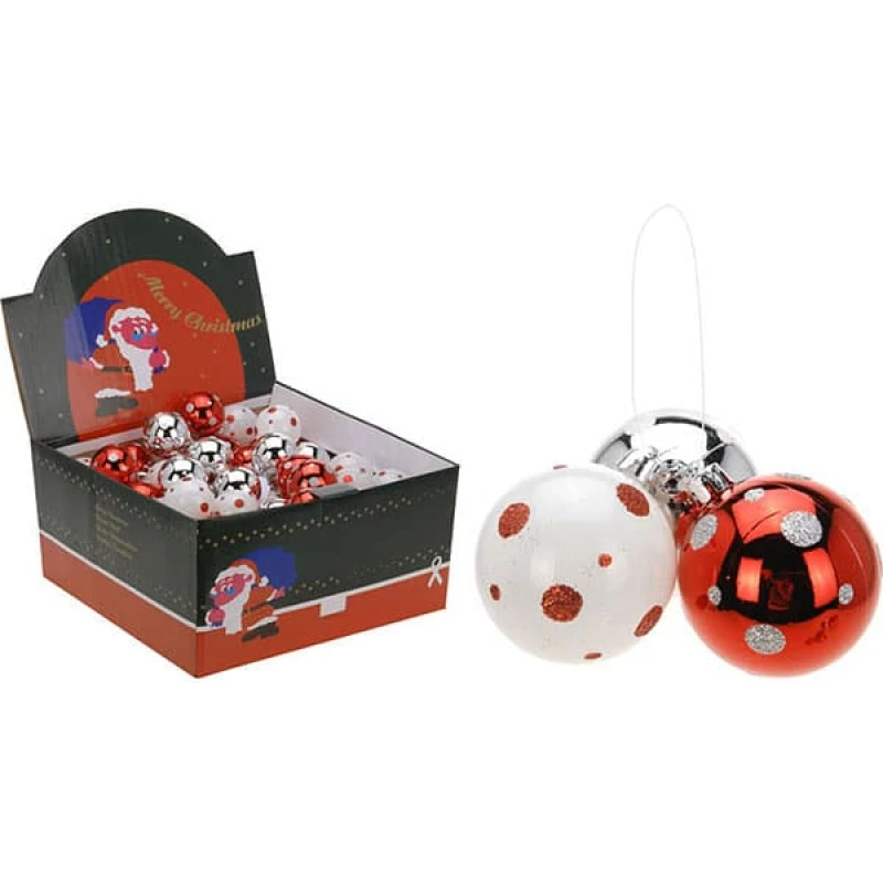 JΚ Home Décor - Μπάλα Πλαστική S/3 6cm (Preview 1)