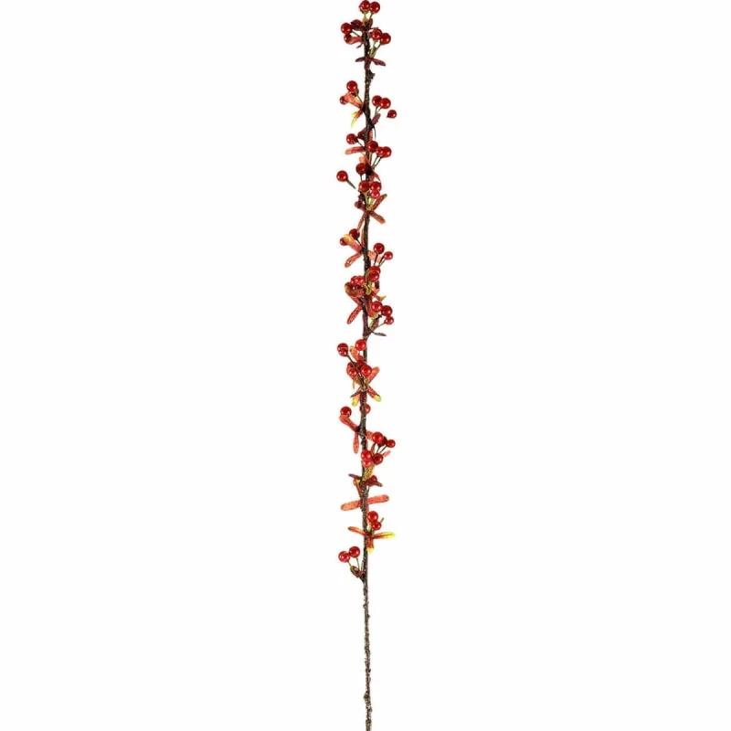 JΚ Home Décor - Κλαδί Πέρλα Μπορντώ 75cm (Preview 1)