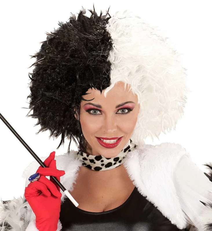 Αποκριάτικη Περούκα Κρουέλα Deluxe 313961 (Preview 1)