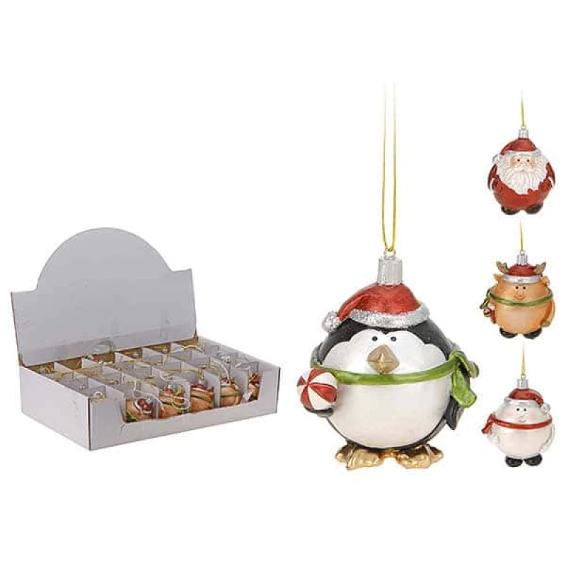 JΚ Home Décor - Στολίδι Γυάλινο Χριστουγέννων (Preview 1)