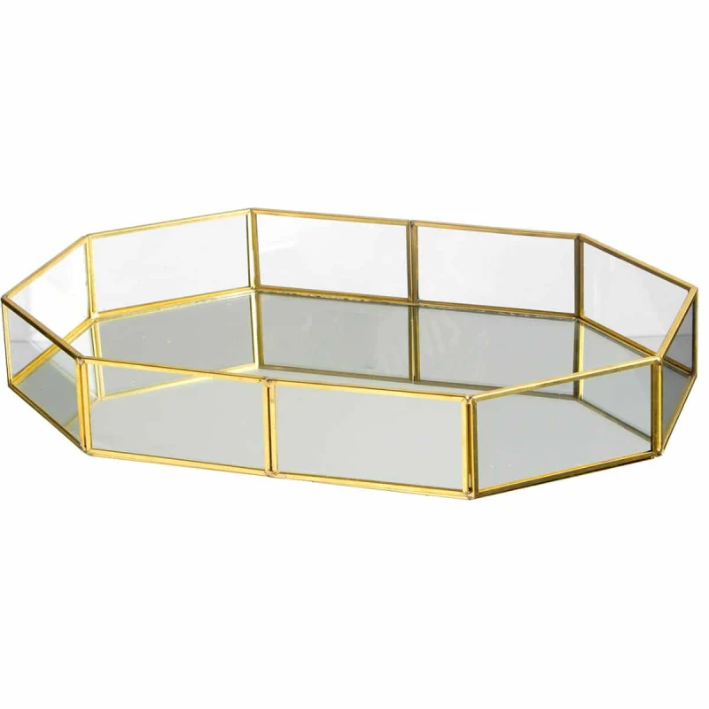 JK Home Décor - Δίσκος Γυάλινος 31x22x5cm (Preview 1)