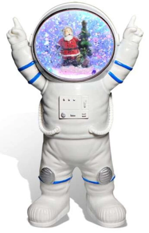 JΚ Home Décor - Άγιος Βασίλης Αστροναύτης LED 30cm (Preview 1)