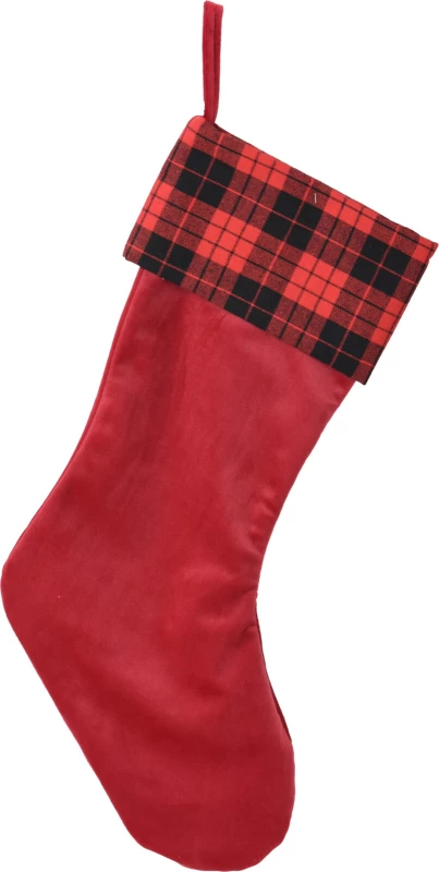 JΚ Home Décor - Μπότα Βελούδο Κόκκινη 21x5x51cm (Preview 1)