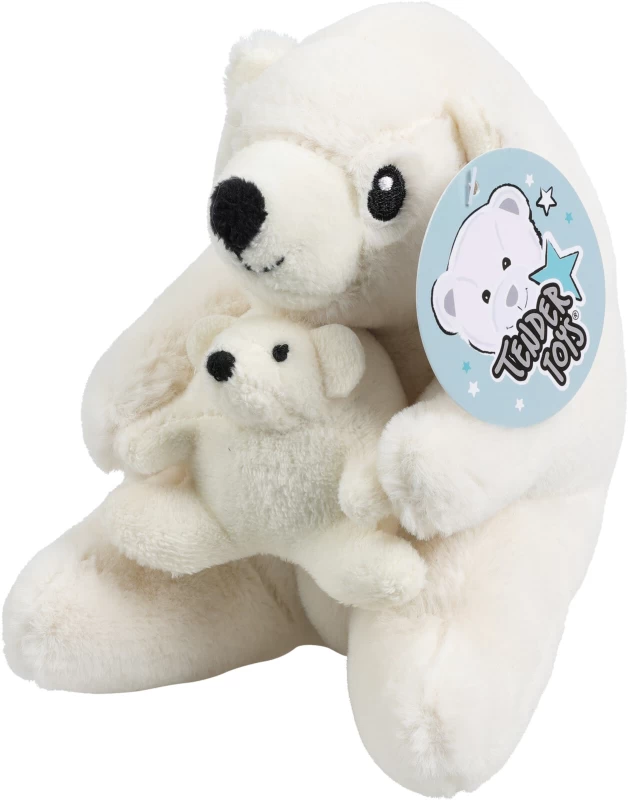 JΚ Home Décor - Αρκουδάκι Υφασμάτινο Λευκό 15x13x16cm (Preview 1)