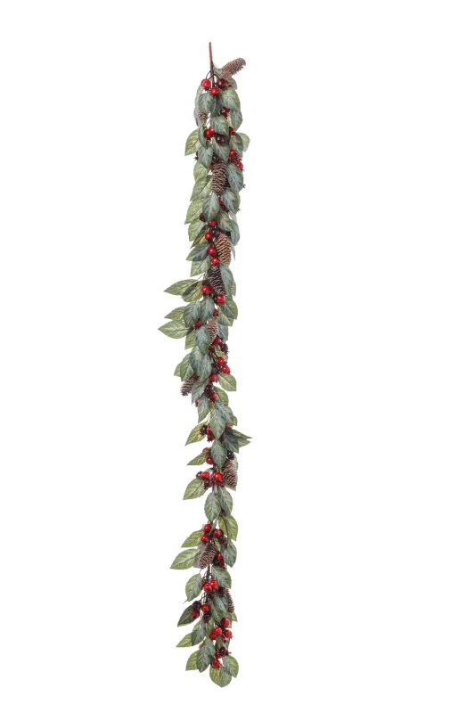 JΚ Home Décor - Γιρλάντα Eucalyptus & Berries 180cm (Preview 1)