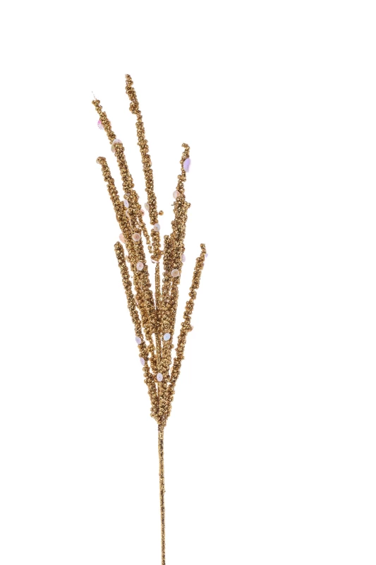 JΚ Home Décor -  Κλαδί Golden Glitter (Preview 1)