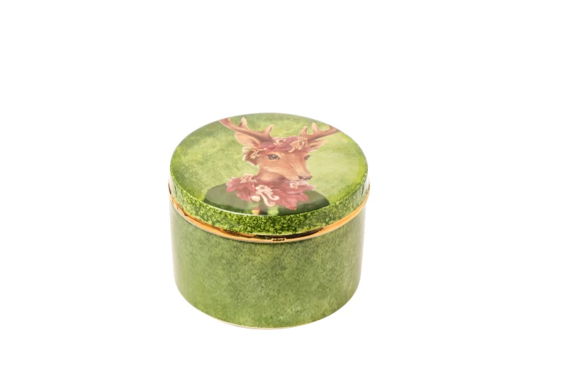 JΚ Home Décor - Κουτί Πορσελάνη Reindeer (Preview 1)