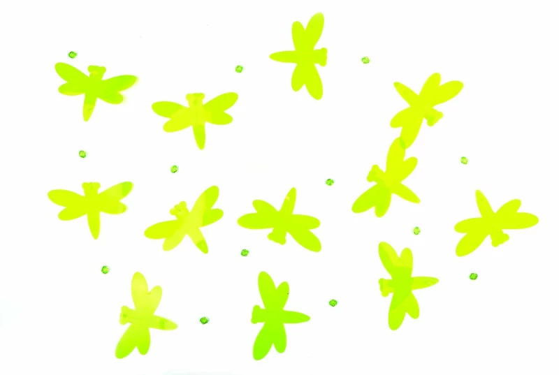 JΚ Home Décor - Γιρλάντα με Πεταλούδες Λαχανί (Preview 1)