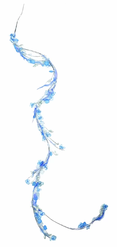 JΚ Home Décor - Γιρλάντα με Πέρλες Μπλε (Preview 1)