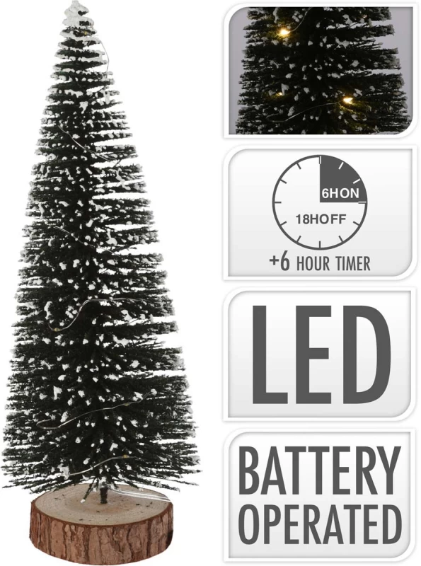 JΚ Home Décor - Δεντράκι LED 2xAA Timer 12x30cm (Preview 1)