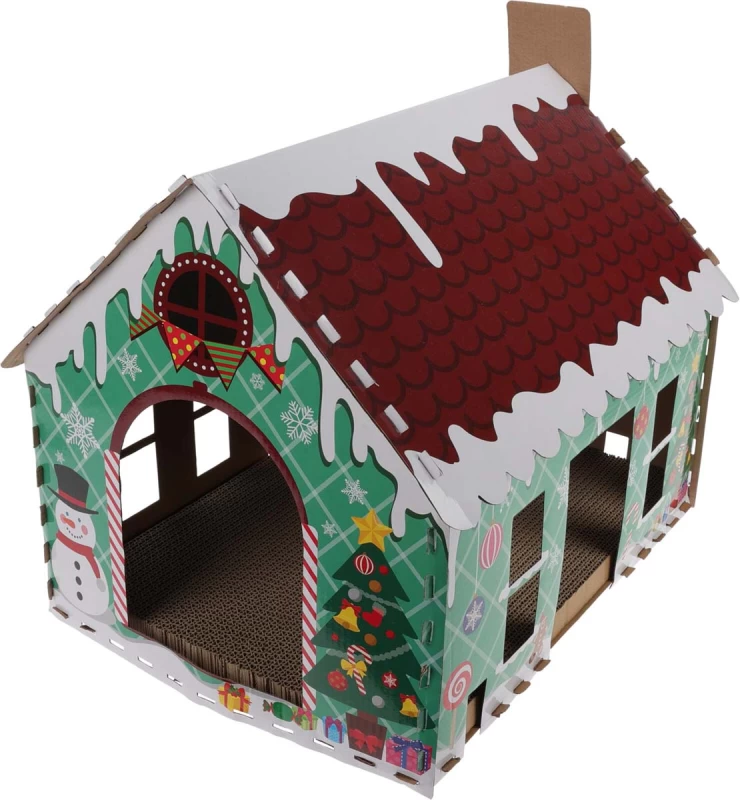 JΚ Home Décor - Σπίτι Γάτας Χάρτινο 43x41x33cm (Preview 1)