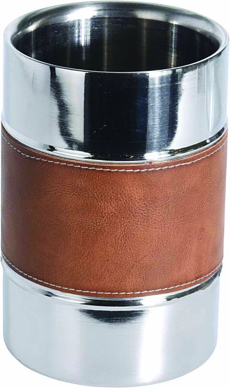 JΚ Home Décor - Leather Σαμπανιέρα Ατσάλι 12x18cm (Preview 1)