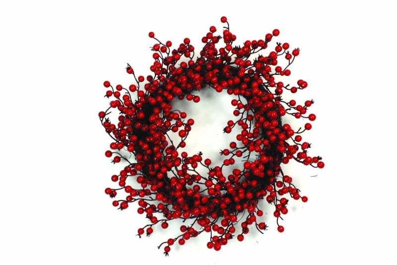 JΚ Home Décor - Στεφάνι Με Berries 50cm (Preview 1)