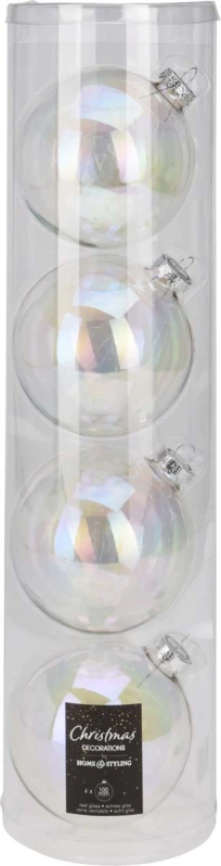 JK Home Décor - Μπάλα Ιριδίζον 10cm S/4 (Preview 1)