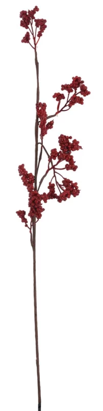 JK Home Décor - Κλαδί Berry Κόκκινο 60cm 3Σχδ (Preview 1)