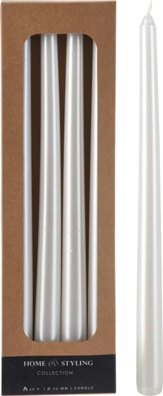 JK Home Décor - Κεριά Δείπνου Κόκκινο 30cm S/4 (Preview 1)