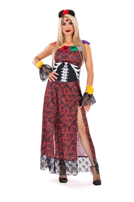 Αποκριάτικη Στολή Day Of The Dead Senorita (Preview 1)