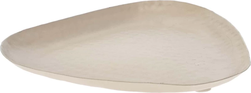 ΔΙΣΚΟΣ ΜΕ ΛΕΥΚΗ ΦΙΝΙΡΙΣΜΑ ΜΑΡΜΑΡΟΥ 16cm (Preview 1)