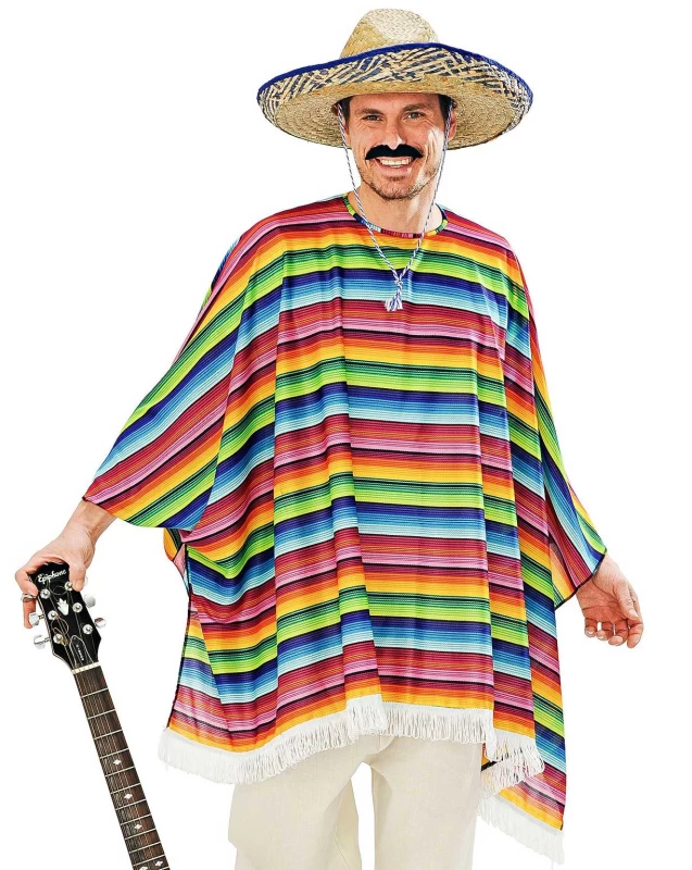 Σετ Μεξικάνου Poncho & Σομπρέρο 9543X - 314528 (Preview 1)
