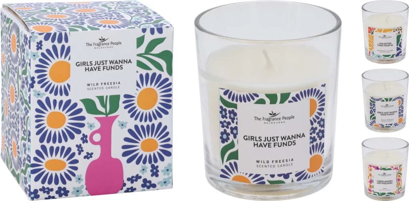 JK Home Décor - Κερί Αρωματικό σε Γυαλί 8.5x10cm 3Σχδ (Preview 1)