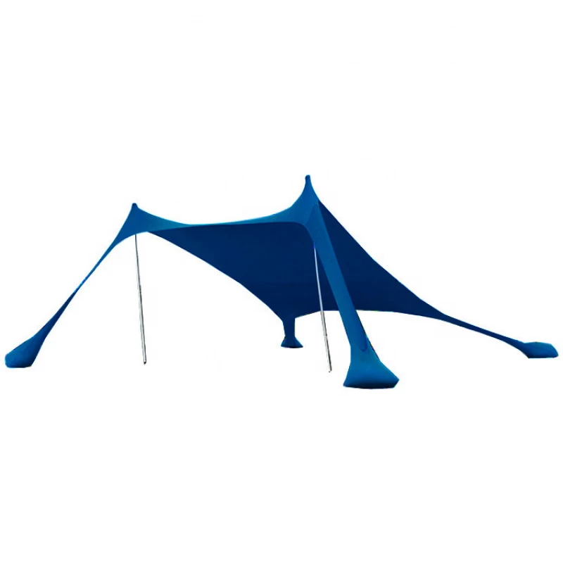 NEW CAMP Lycra Shelter 200x200 cm, Ελαστική Τέντα Παραλίας, NEW-175 /Sea Blue (Preview 2)