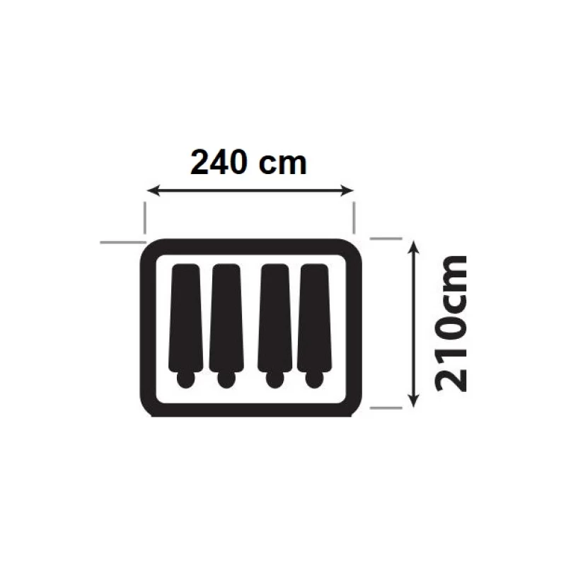 BESTWAY PAVILLO Coolmount 4, Pop up σκηνή 4 ατόμων, 240 x 210 x 100(ύψος) cm, 68087 (Preview 5)