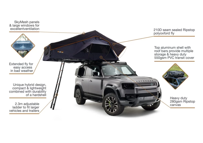 Σκηνή οροφής αυτοκινήτου Oztrail BIRDSVILLE 1400 (Preview 5)