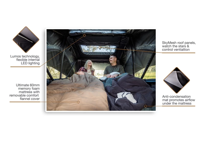 Σκηνή οροφής αυτοκινήτου Oztrail BIRDSVILLE 1400 (Preview 6)