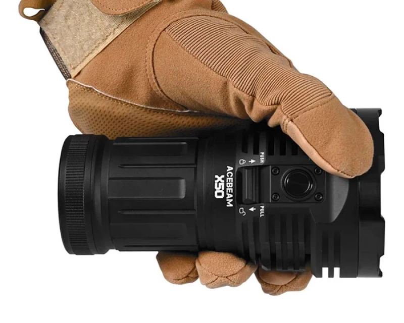 Φακός μεγάλης ισχύος Acebeam X50 2.0 built-in battery (Preview 4)