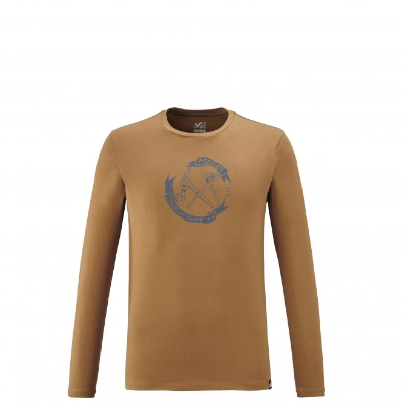 ΜΠΛΟΥΖΑ ΑΝΔΡΙΚΗ MILLET OLD GEAR TS LS M BROWN (Preview 1)