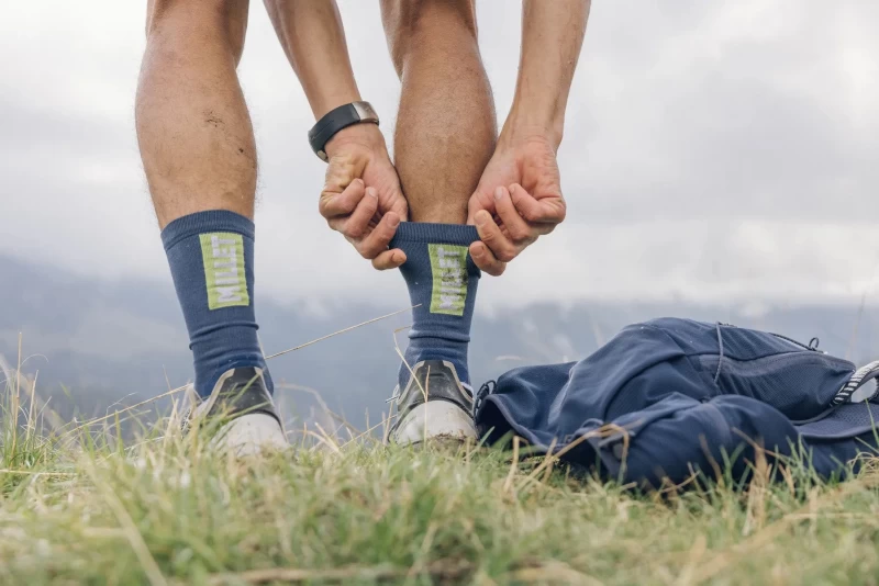 Αθλητικές κάλτσες unisex Millet INTENSE MID SOCKS /SAPHIR (Preview 2)