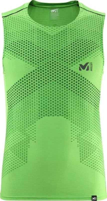 Ανδρικό αμάνικο t-shirt για trail running Millet INTENSE TANK /Chloro (Preview 1)