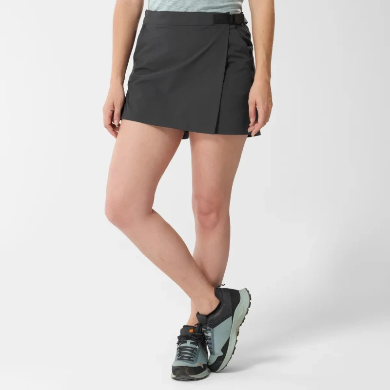 Σορτς πεζοπορίας γυναικείο - φούστα Lafuma ACTIVE SKORT W, Anti-mosquito  /Grey (Preview 5)