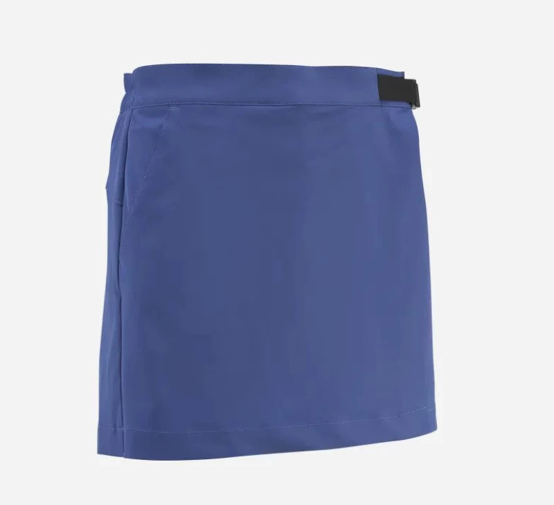 Σορτς πεζοπορίας γυναικείο - φούστα Lafuma ACTIVE SKORT W, Anti-mosquito /Blue (Preview 1)