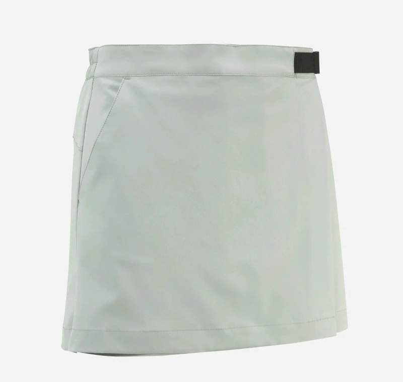 Σορτς πεζοπορίας γυναικείο - φούστα Lafuma ACTIVE SKORT W, Anti-mosquito /Slate gray (Preview 1)