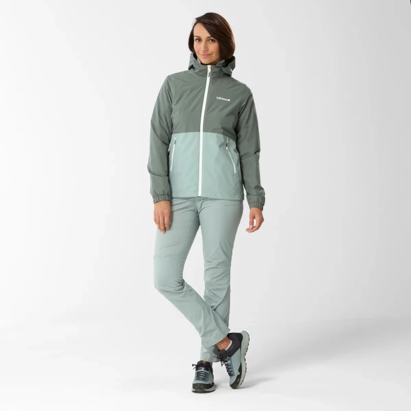 Μπουφάν πεζοπορίας γυναικείο Lafuma ACCESS W, αδιάβροχο /Beige (Preview 4)