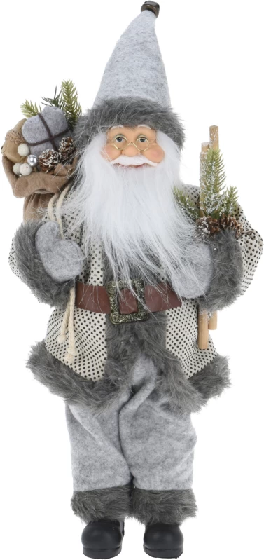 JΚ Home Décor - Άγιος Βασίλης Γκρι 57cm (Preview 1)
