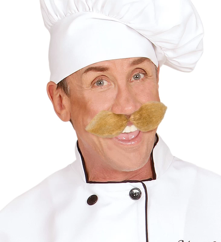 Αποκριάτικο Ξανθό Μουστάκι Χαρακτήρων 319225 (Preview 4)