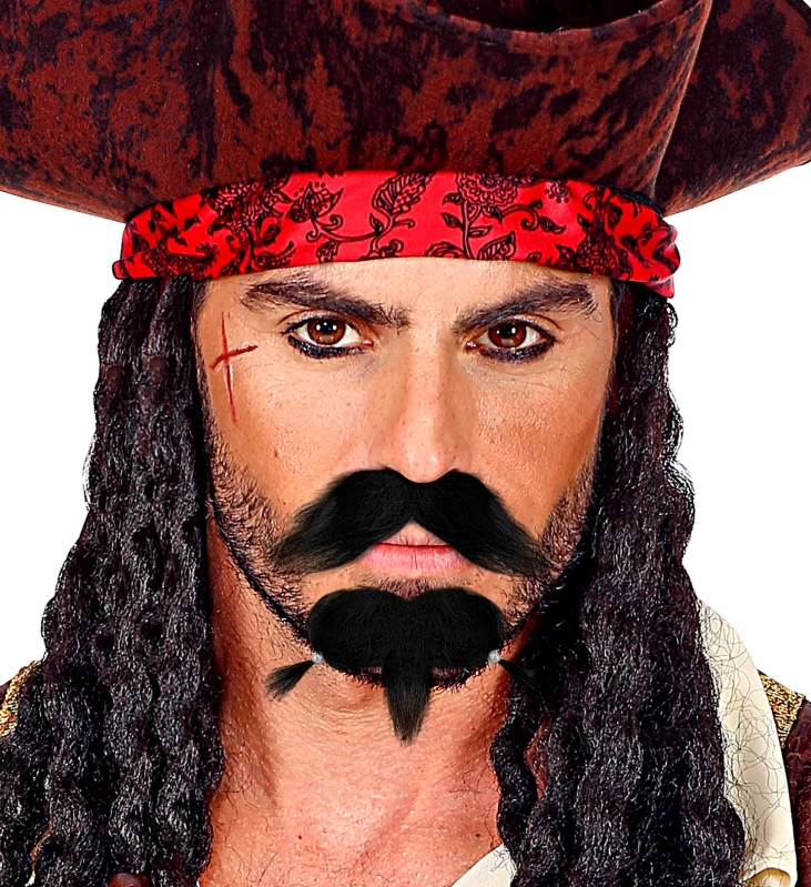 Αποκριάτικο Σετ Μούσι και Μουστάκι Πειρατή 319350 (Preview 1)