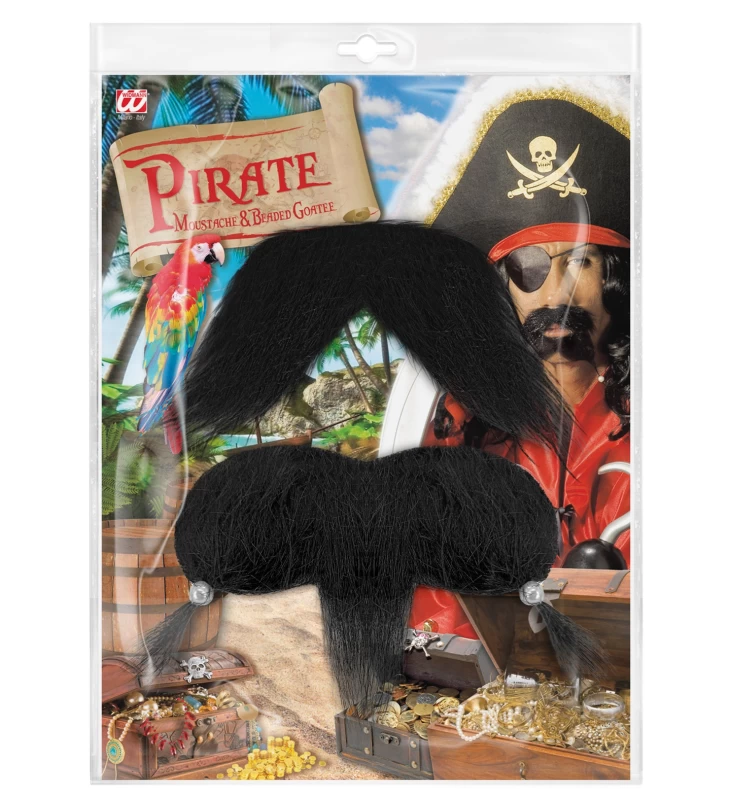 Αποκριάτικο Σετ Μούσι και Μουστάκι Πειρατή 319350 (Preview 4)