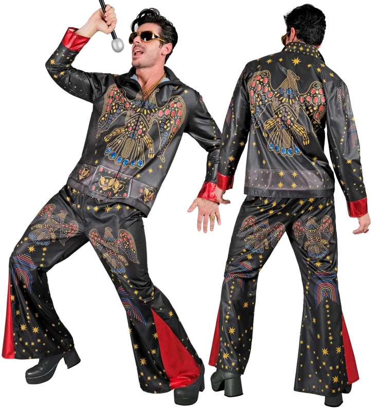 Αποκριάτικη Στολή Μαύρη King of Rock'n'Roll 319479 (Preview 3)